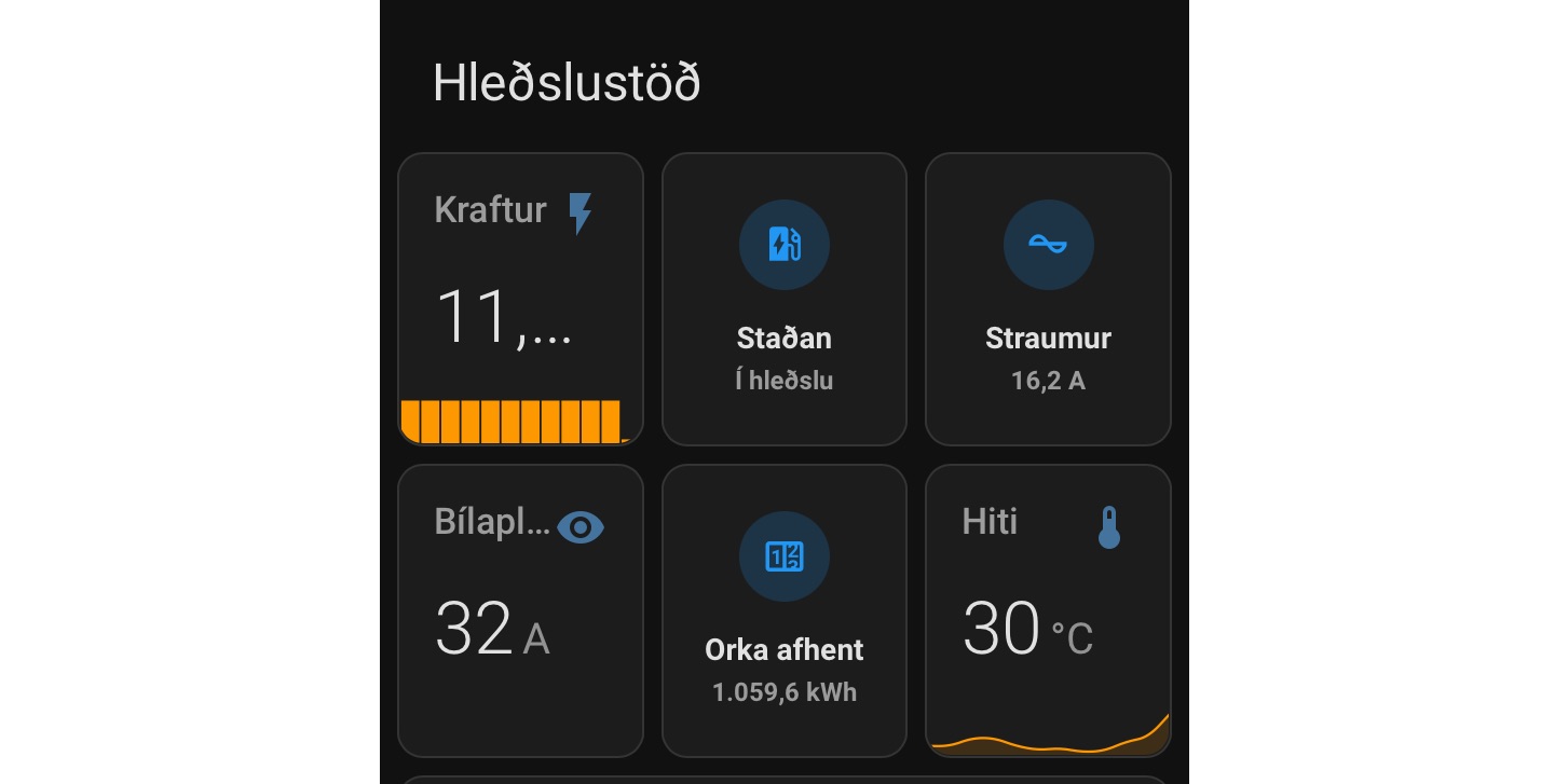 Easee skjáborð